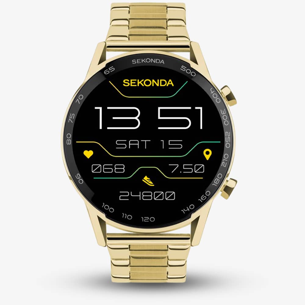 Sekonda Women's   Gold Active Plus Plated Smart Watch 30227 , BrandAlley