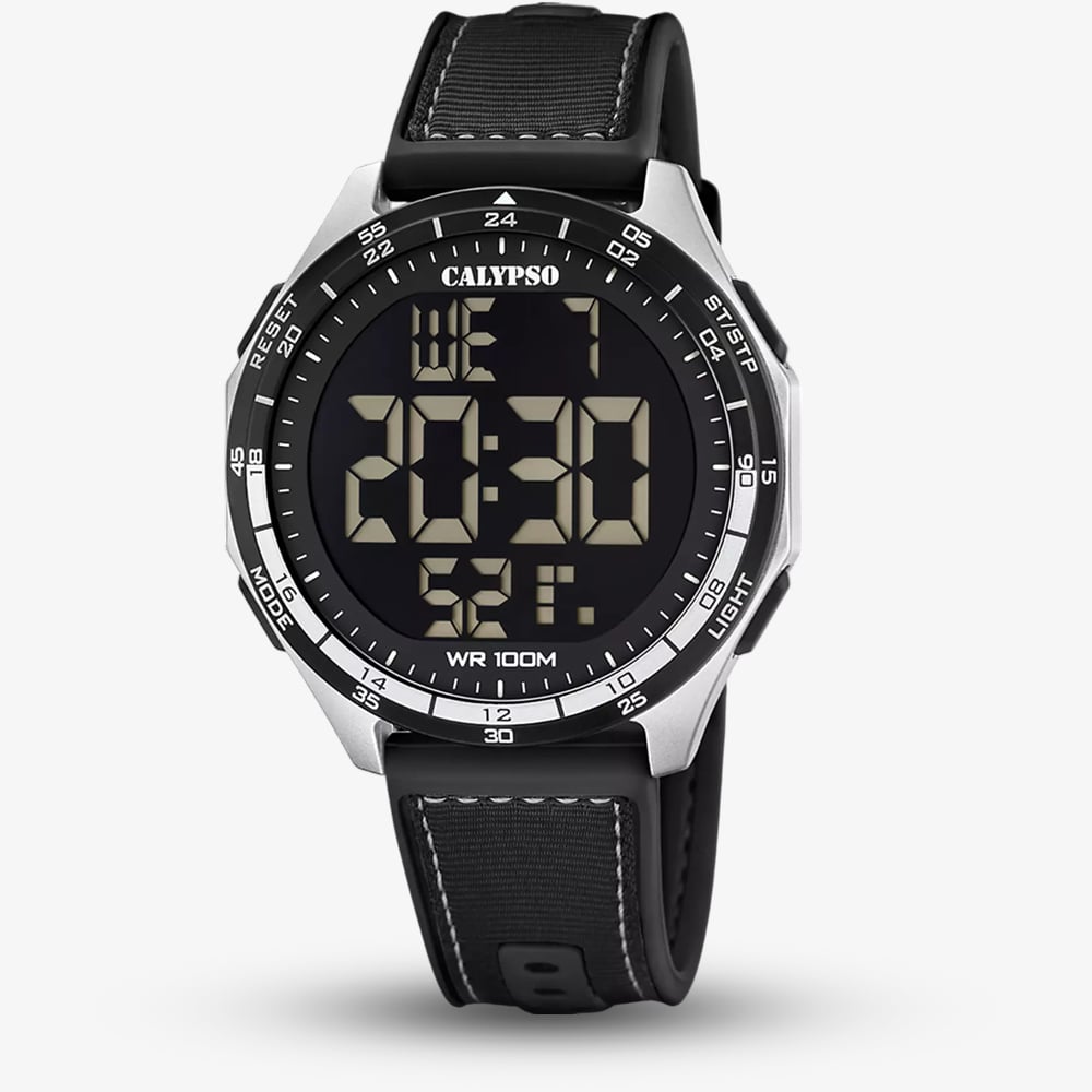 Calypso Boys   Black  Urban Digital Plastic Strap Watch K5887/4 , BrandAlley