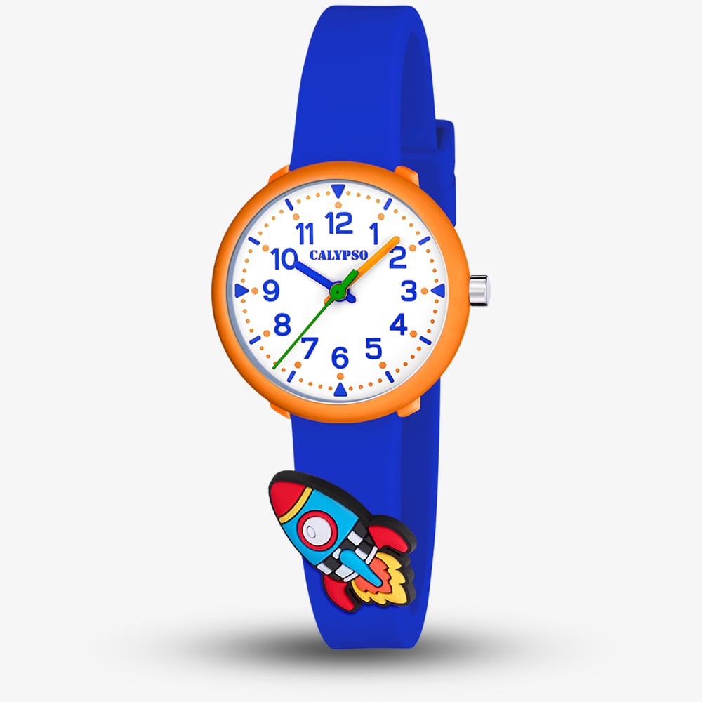 Calypso Women's   Blue & Orange Rocket Watch K5845/1 , BrandAlley