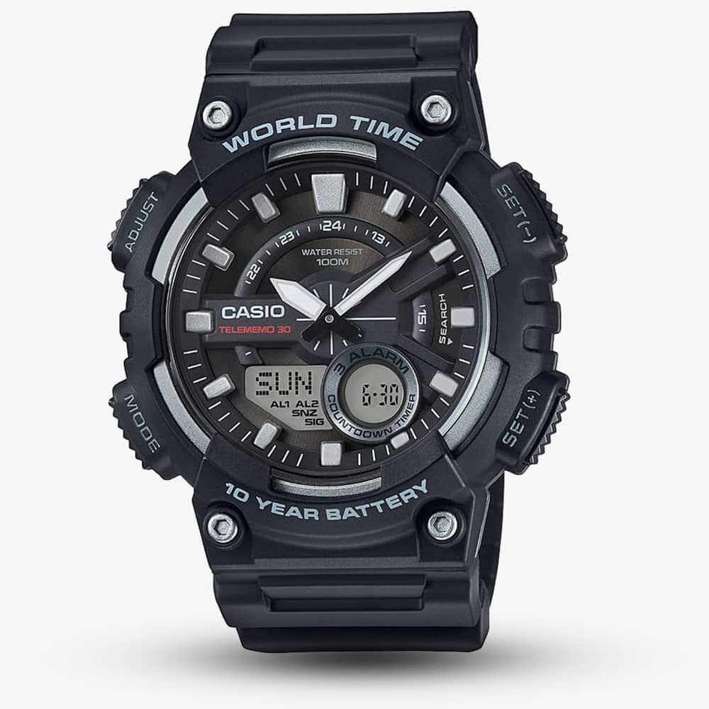Casio Men's   Collection Telememo Watch AEQ-110W-1AVEF , BrandAlley