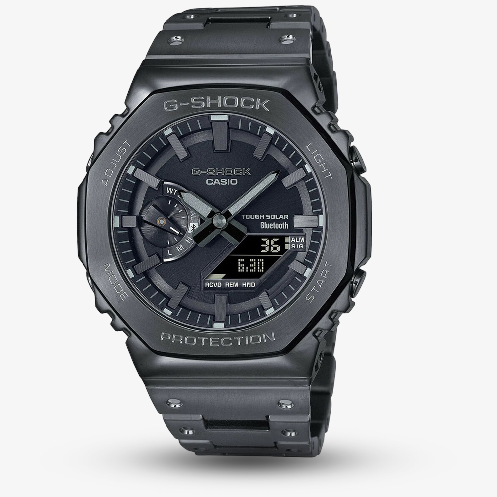 Casio Men's  G-Shock Full Metal 2100 Series Black Smartwatch GM-B2100BD-1AER , BrandAlley