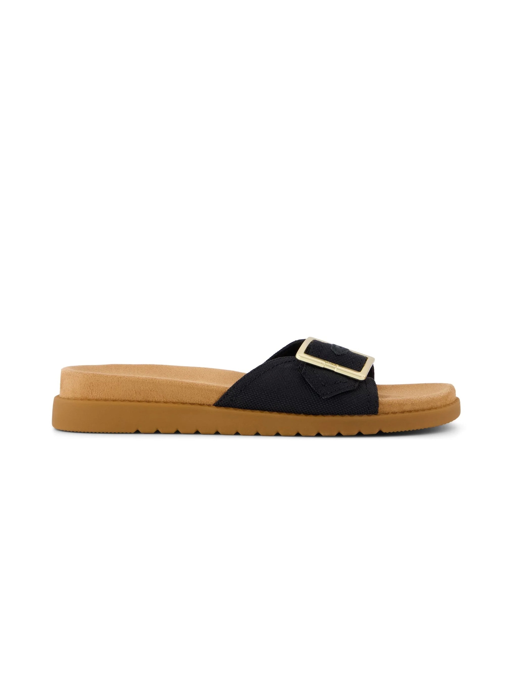 Toms Women's  Black Marin Slide Low Heeled Sandals in Size 5, BrandAlley