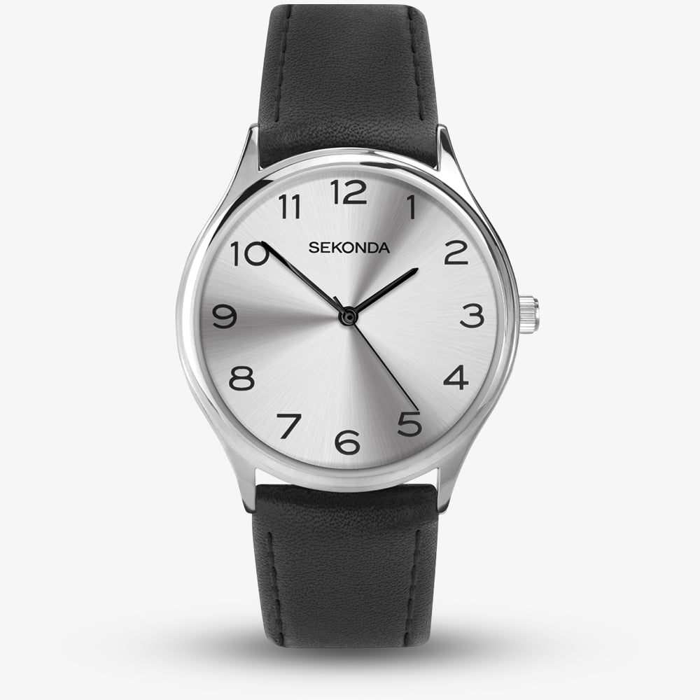 Sekonda Women's   Black Leather Strap Watch 1851 , BrandAlley