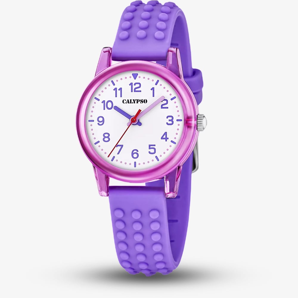 Calypso Boys   Purple Rubber Strap Watch K5876/3 , BrandAlley