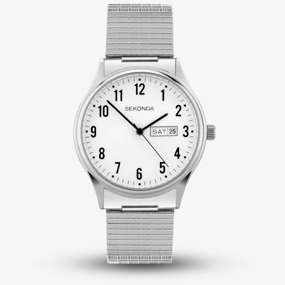 Sekonda Women's  Easy Reader Silver Expandable Watch 30122 , BrandAlley
