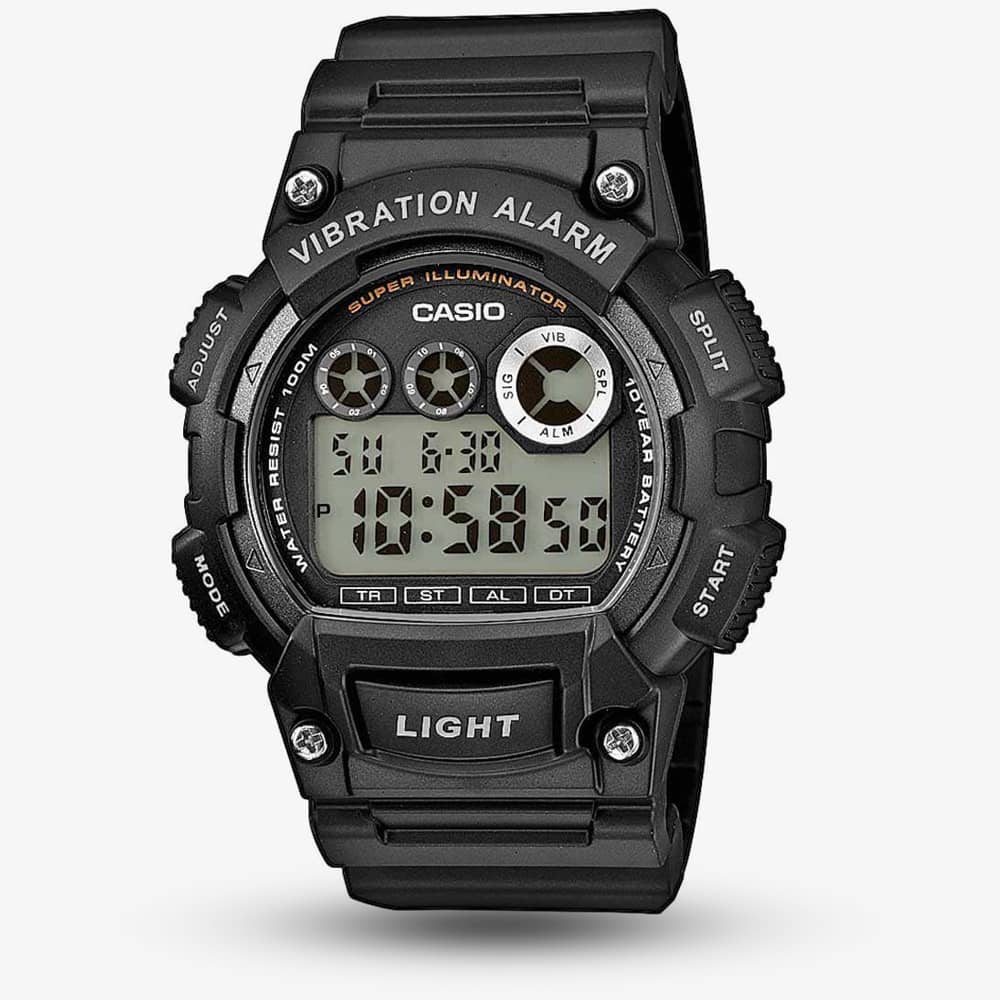 Casio Men's   Black Collection Digital Plastic Strap Watch W-735H-1Avef , BrandAlley