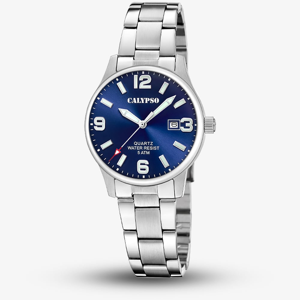 Calypso Women's  Ladies Blue Stainless Steel Watch , BrandAlley
