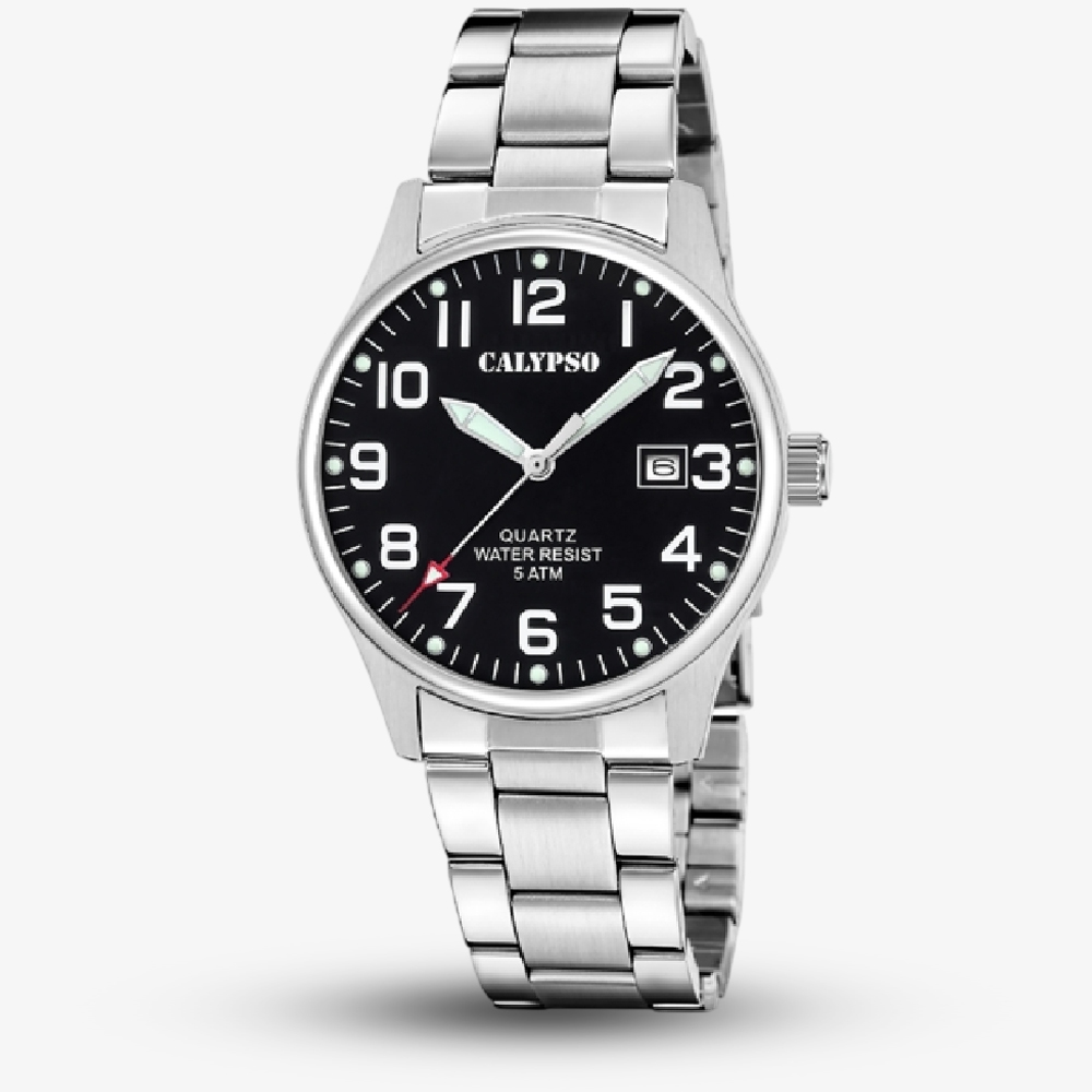 Calypso Women's   Black Stainless Steel Watch K5860/4 , BrandAlley