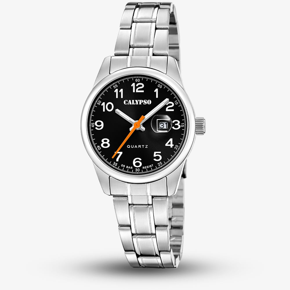 Calypso Women's  Ladies Black Stainless Steel Watch K5873/6 , BrandAlley
