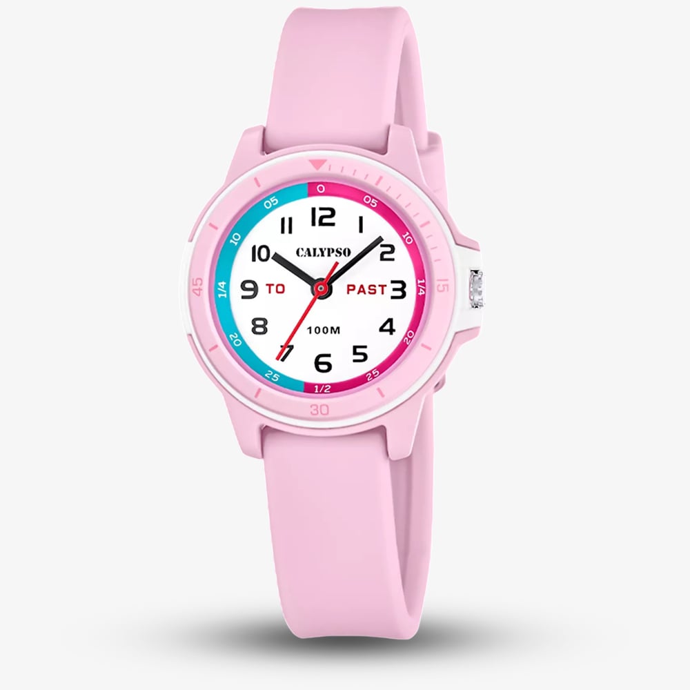 Calypso Boys   My First Watch Pink Rubber Strap Watch K5881/1 , BrandAlley