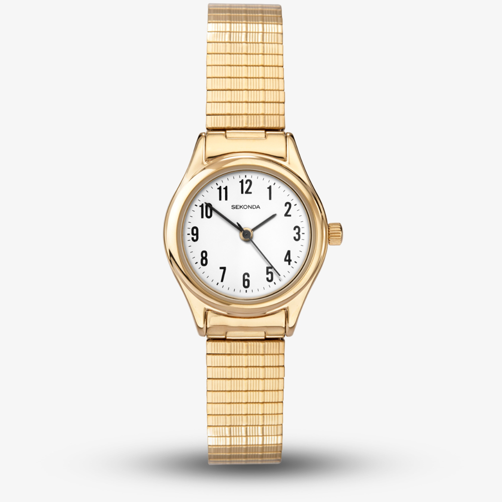 Sekonda Women's  Easy Reader Gold Plated Expandable Watch 4602 , BrandAlley