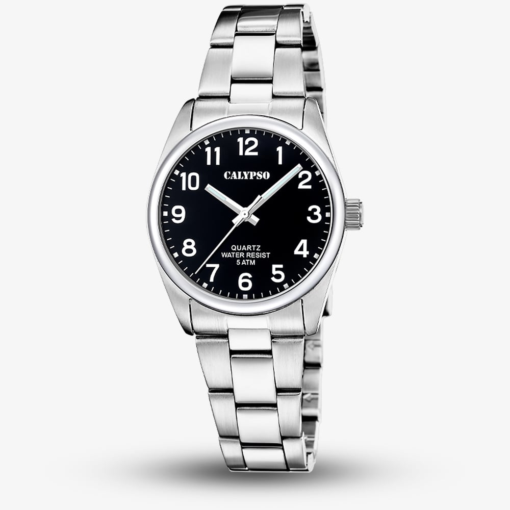 Calypso Women's   Black Casual Stainless Steel Watch K5863/4 , BrandAlley
