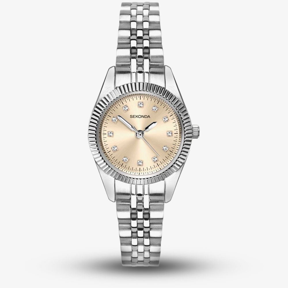Sekonda Women's  Classic Rose Gold & Crystal Dial Watch 2829 , BrandAlley