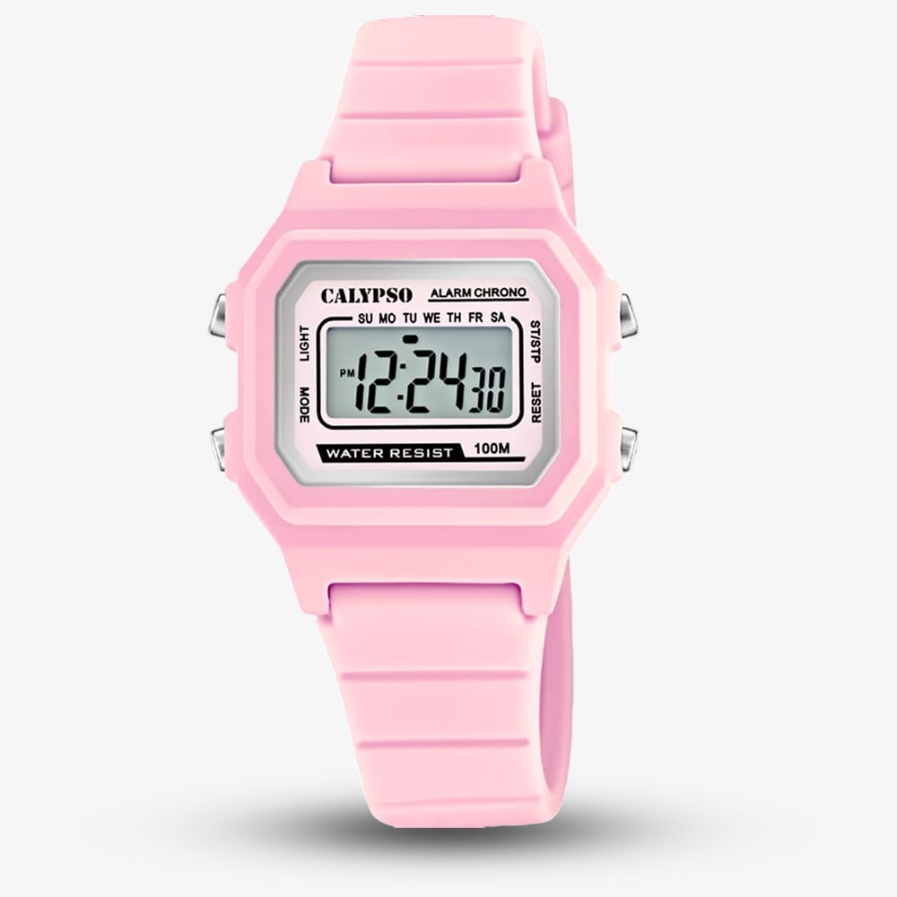 Calypso Boys   Pink Digital Plastic Strap Watch K5802/3 , BrandAlley