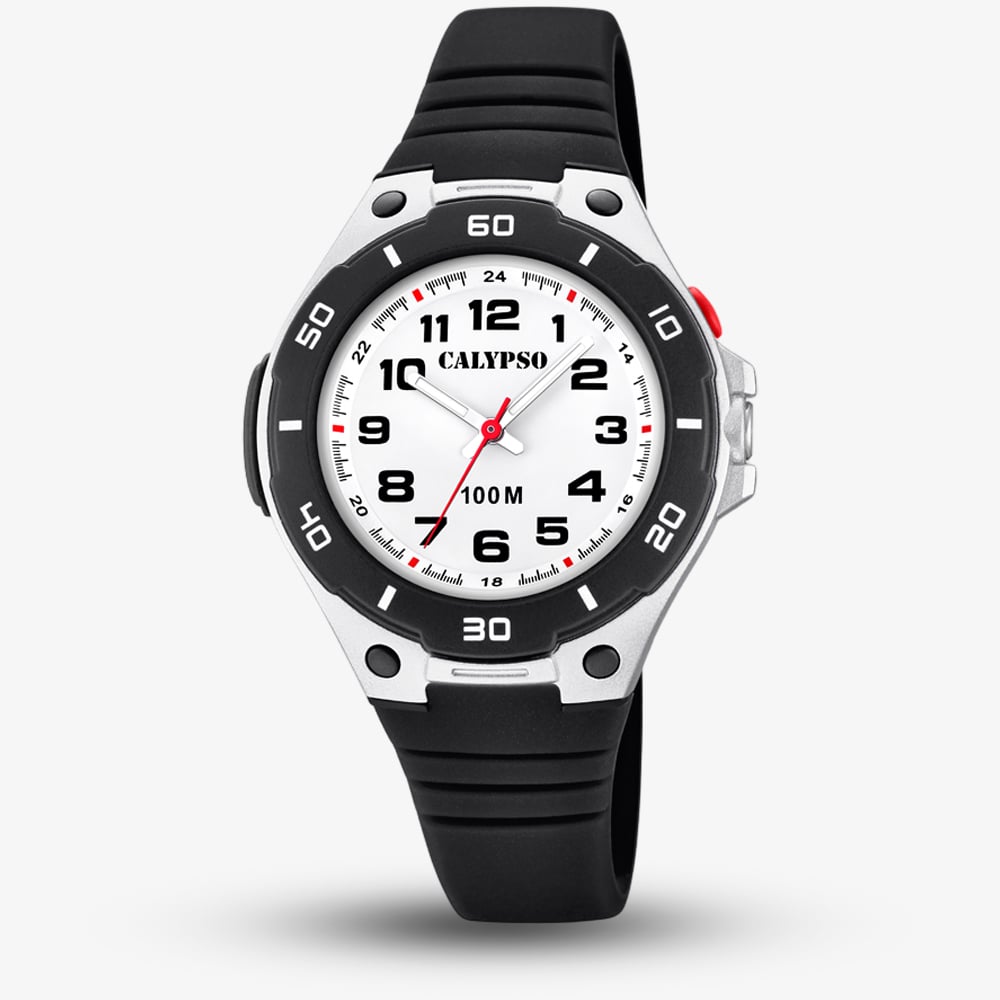 Calypso Women's   White  Black & Watch K5758/6 , BrandAlley