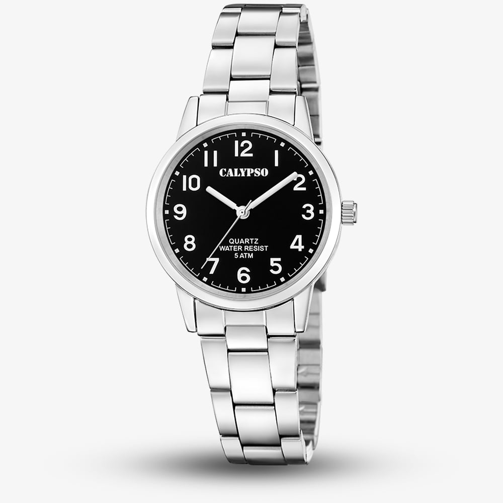 Calypso Women's  Ladies Black Stainless Steel Watch K5859/4 , BrandAlley