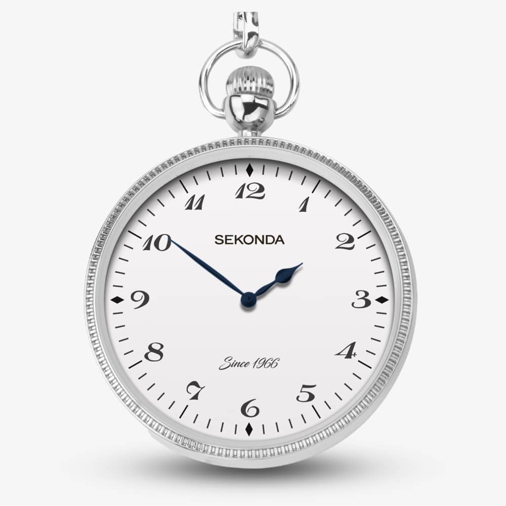Sekonda Women's  Classic Silver & Brass Chain Pocket Watch 1792 , BrandAlley