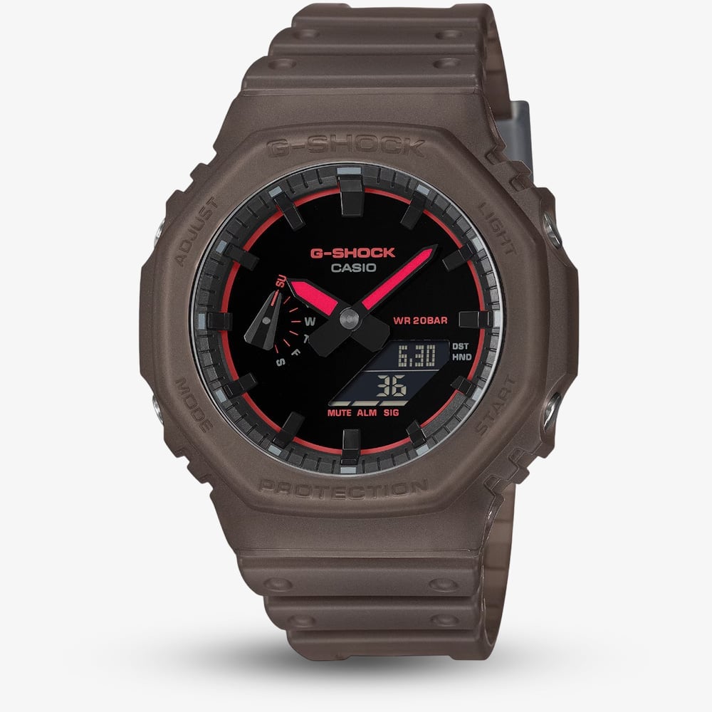 Casio Men's   Black G-Shock Ga-2100 Series Smoked Piano Watch Ga-2100K-5Aer , BrandAlley