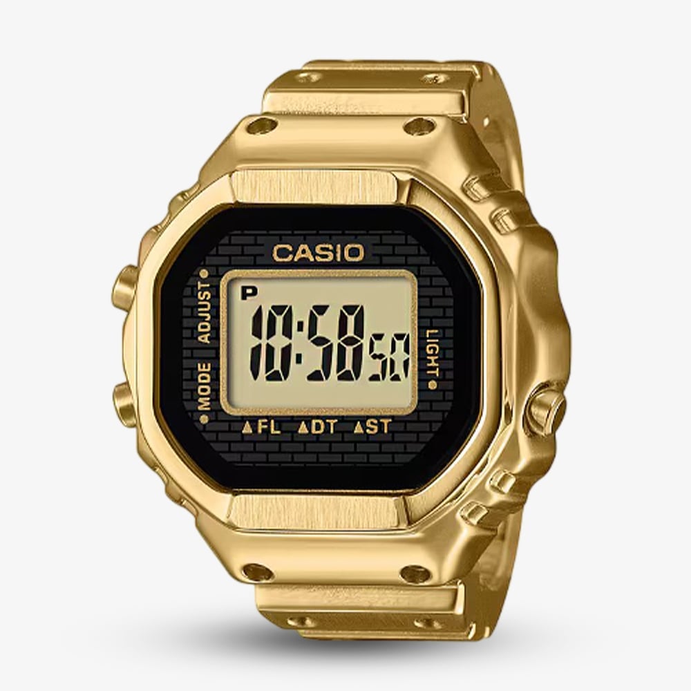 Casio Men's  50th Anniversary Gold Plated Digital Ring Watch CRW-001G-9ER , BrandAlley