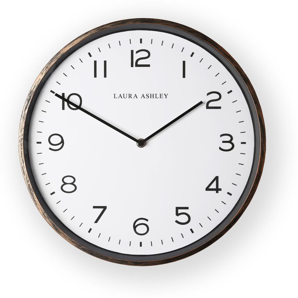 Laura Ashley   Goldcliff Bronze Clock , BrandAlley