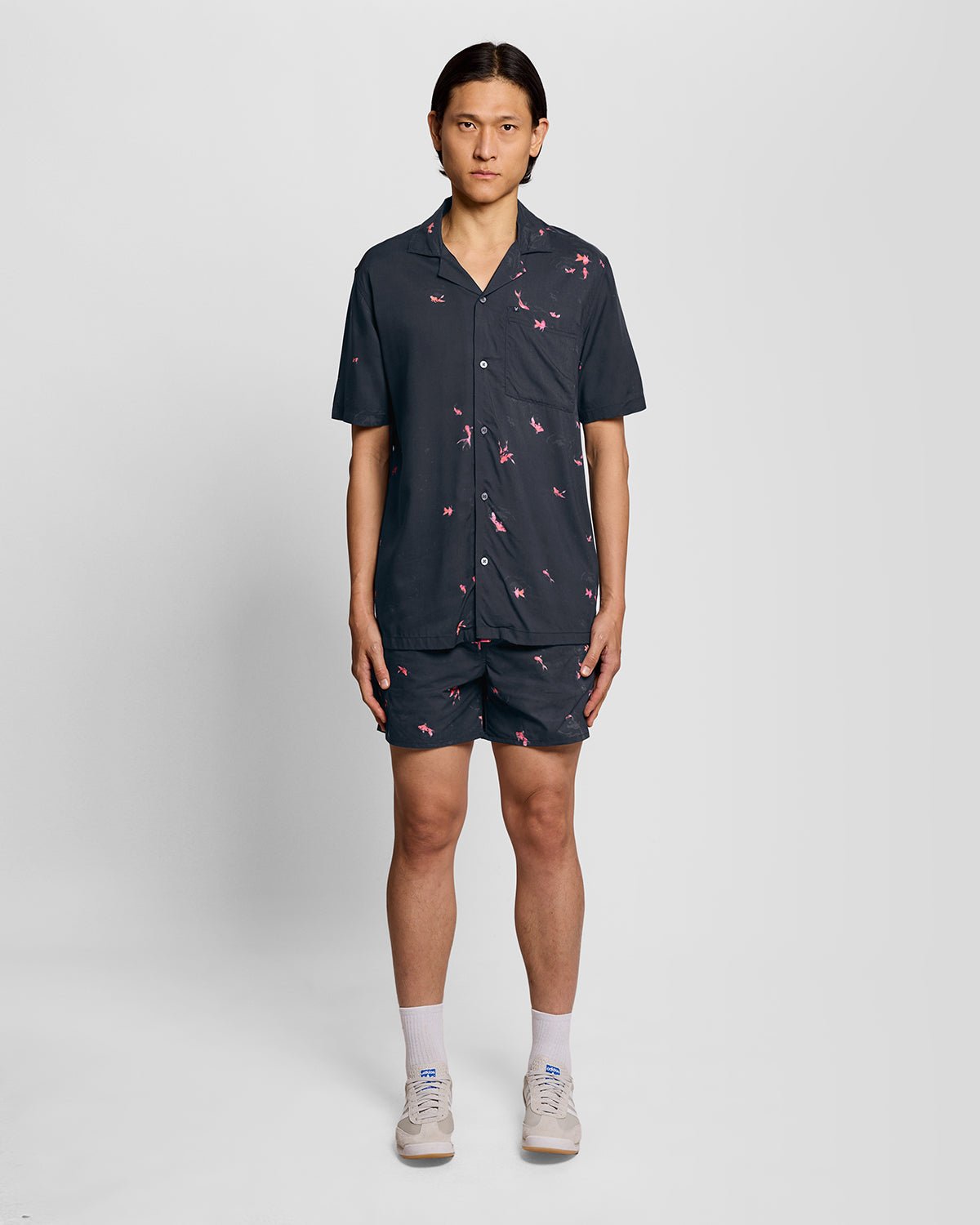 Lyle & Scott Men's   Blue Goldfish Print Swimshort in Size XS, BrandAlley