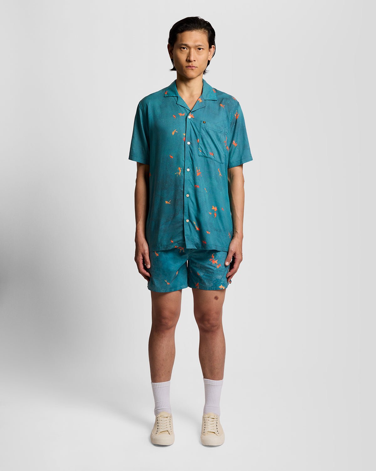 Lyle & Scott Men's  Goldfish Print Swimshort in Size XXL, BrandAlley