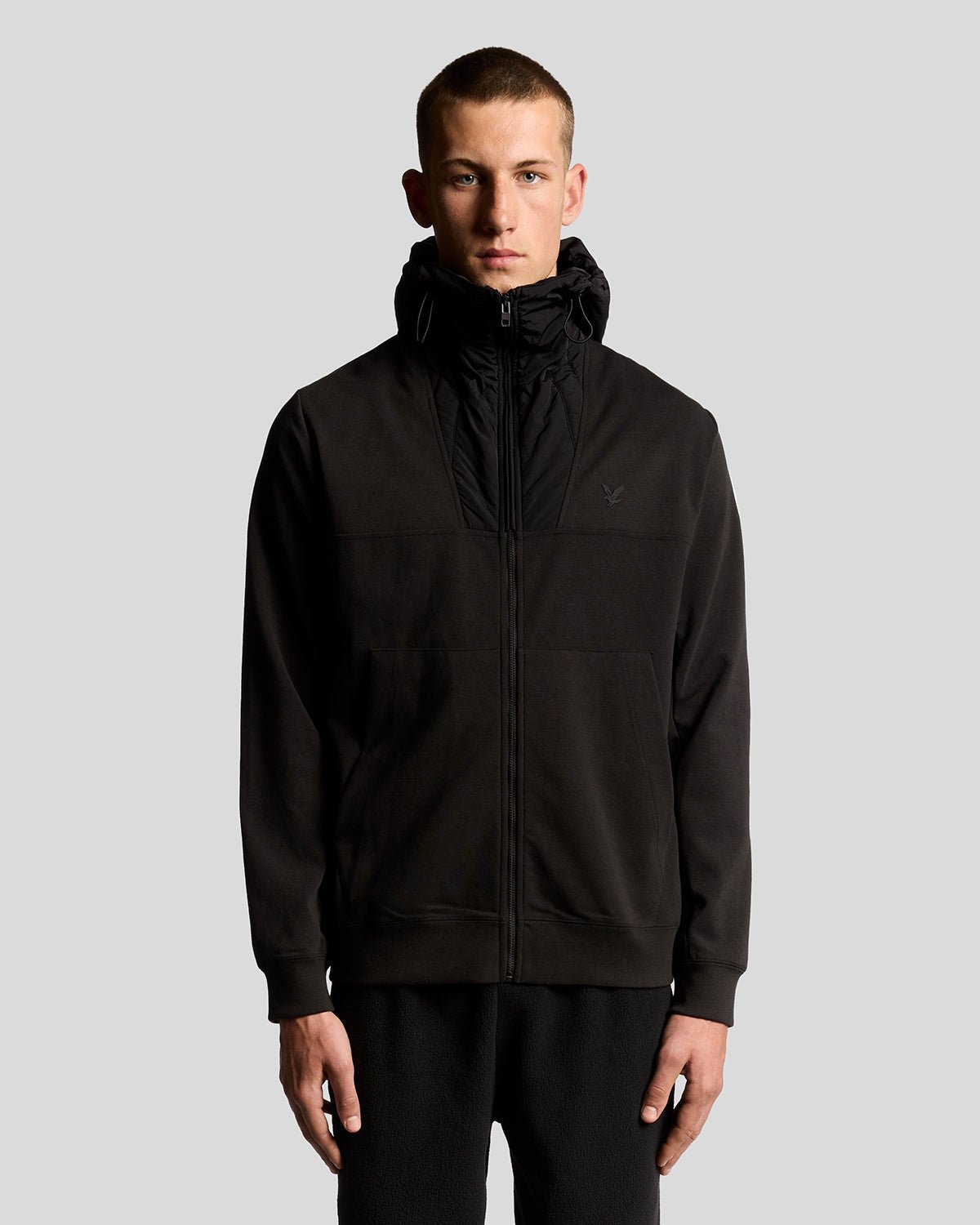Lyle & Scott Men's  Panelled Hybrid Jacket in Size XL, BrandAlley