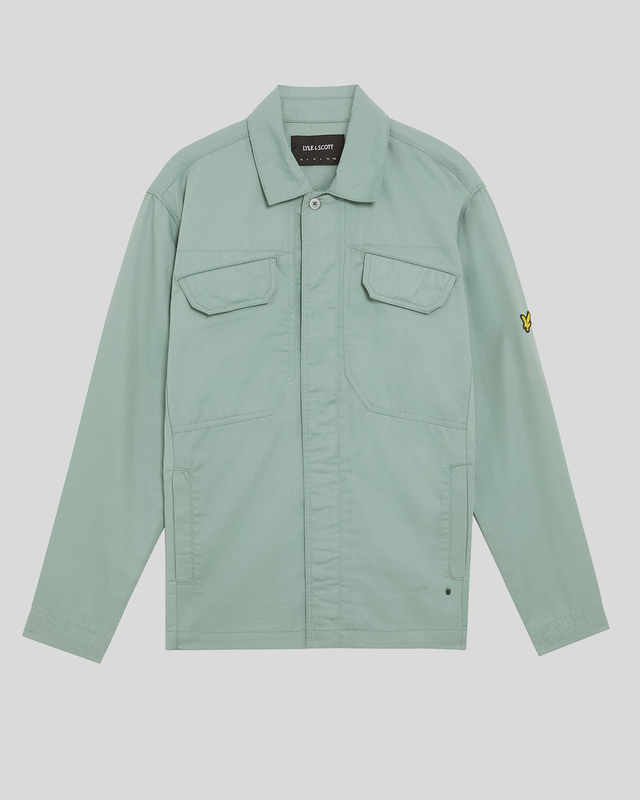 Lyle & Scott Men's   Blue  Pocket Overshirt in Size 5XL, BrandAlley