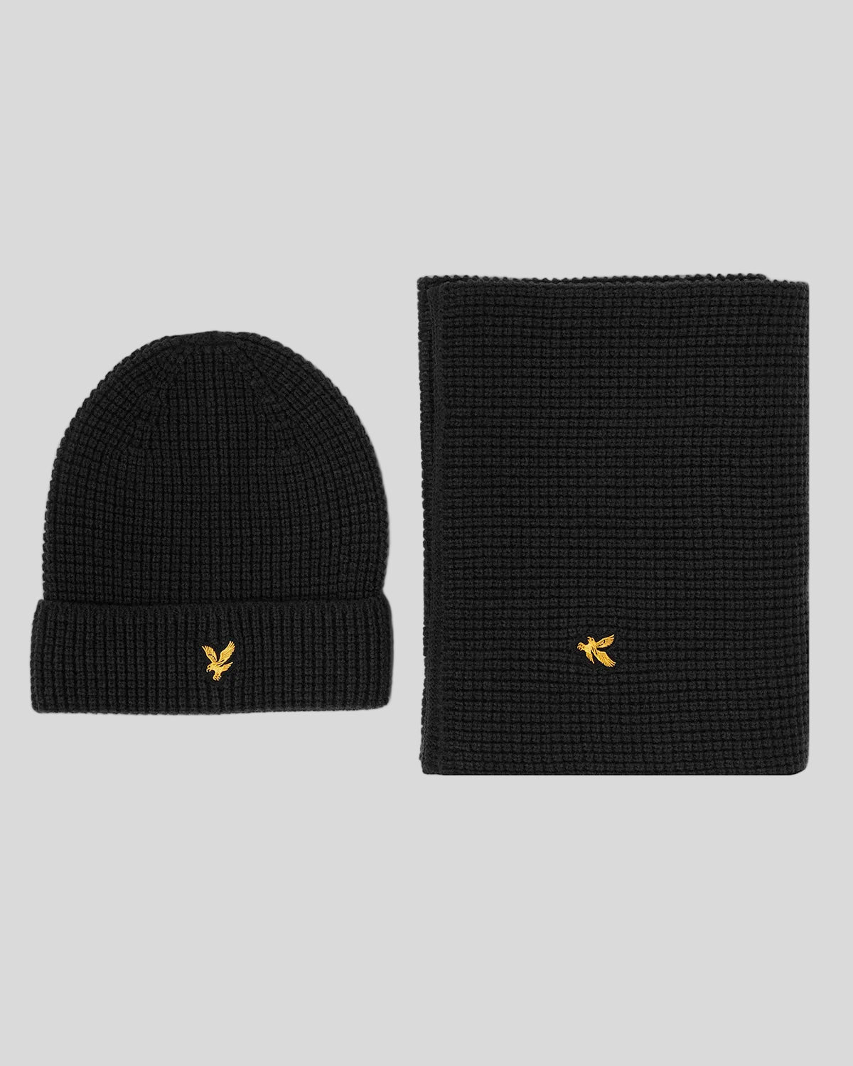 Lyle & Scott Men's  Brushed Scarf and Beanie Set , BrandAlley