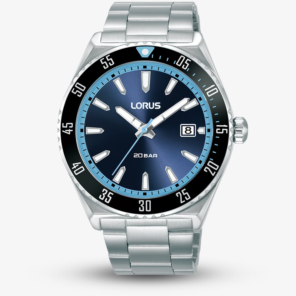 Lorus Men's   Sports Blue Bracelet Watch RS957DX9 , BrandAlley
