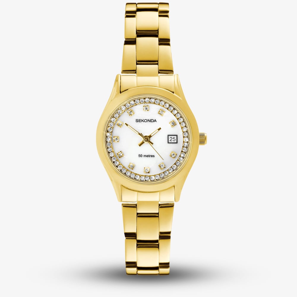 Sekonda Women's   Silver Catherine Gold Mother Of Pearl Dial Watch 40716 , BrandAlley