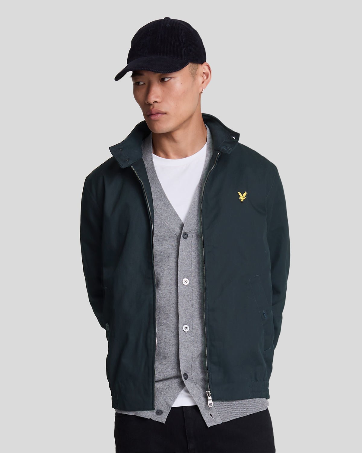 Lyle & Scott Men's   Navy Harrington Jacket in Size 2XL, BrandAlley