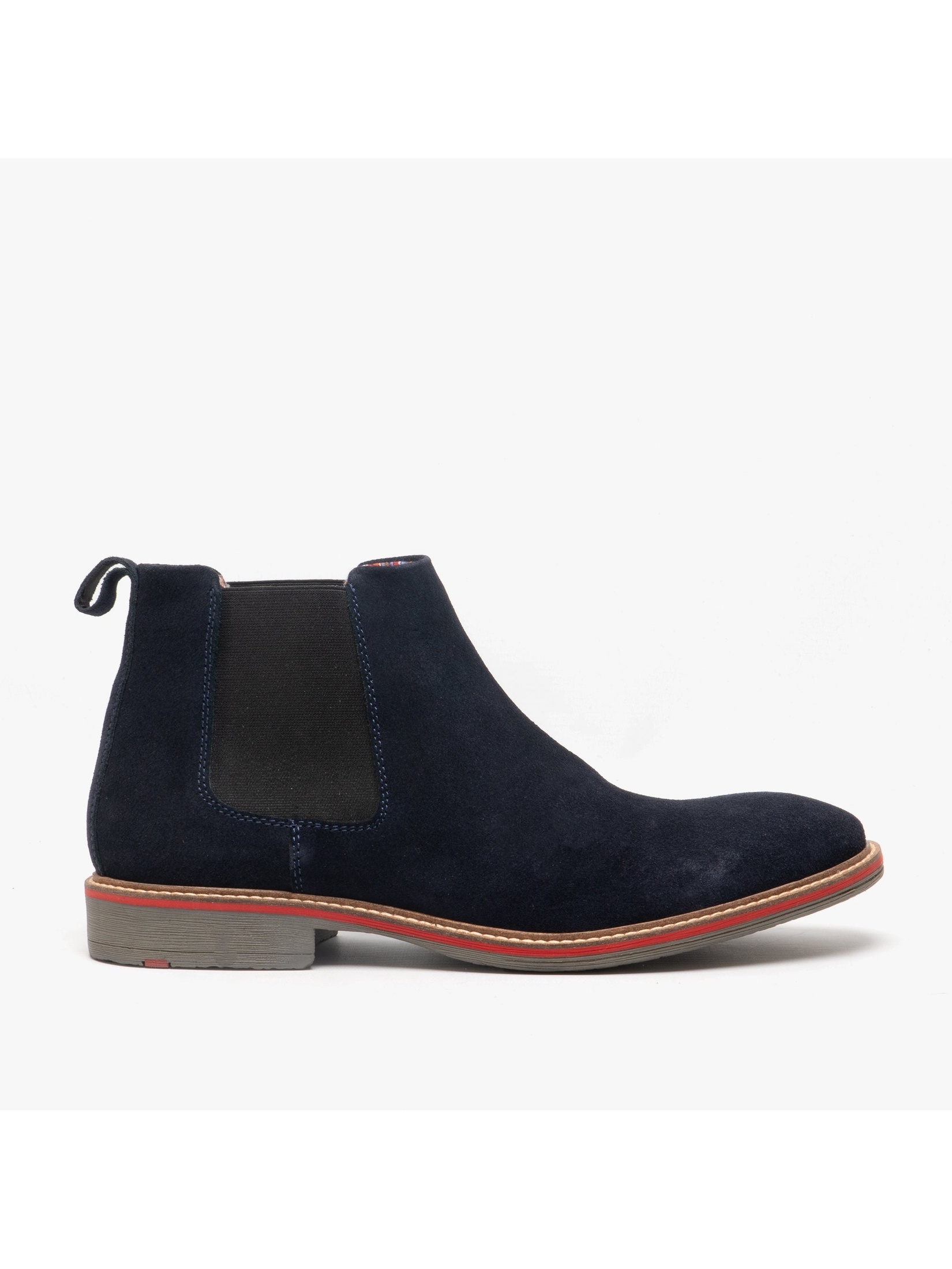 Roamers Men's   Navy Caldwell Chelsea Boots in Size 12, BrandAlley
