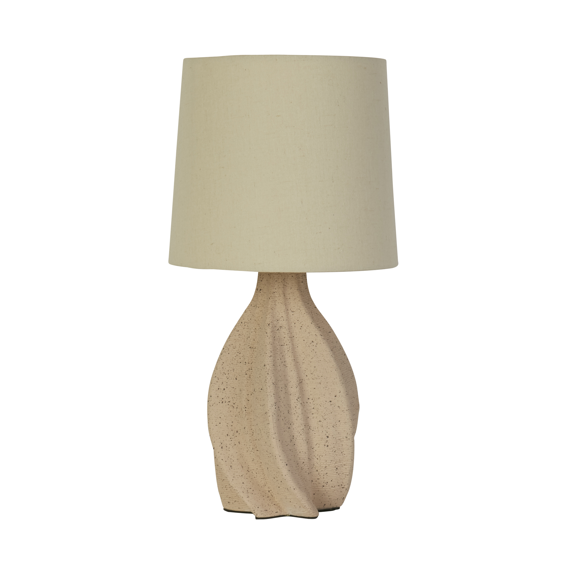 Searchlight   Twist 1Lt Table Lamp Ceramic with Linen Shade , BrandAlley