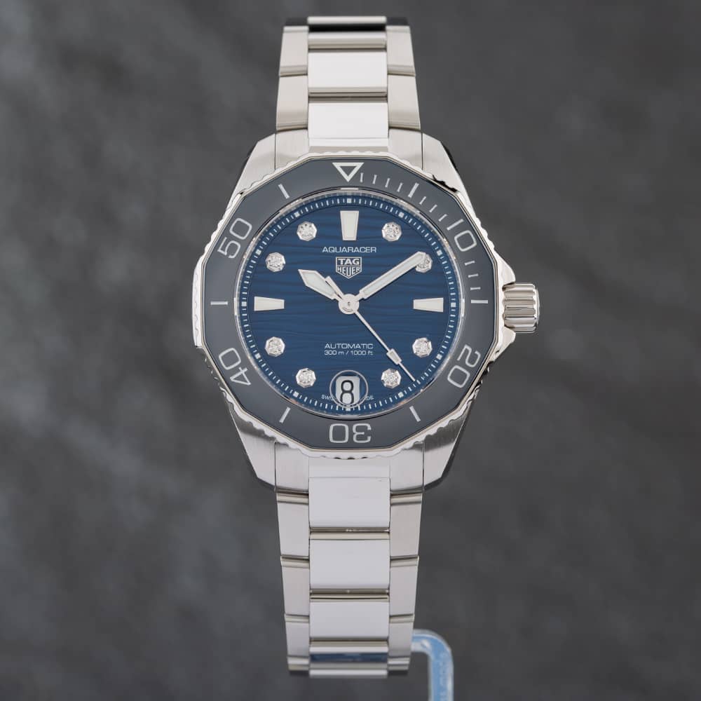Pre-Loved TAG Heuer Men's   Blue Aquaracer Watch Wbp231b , BrandAlley