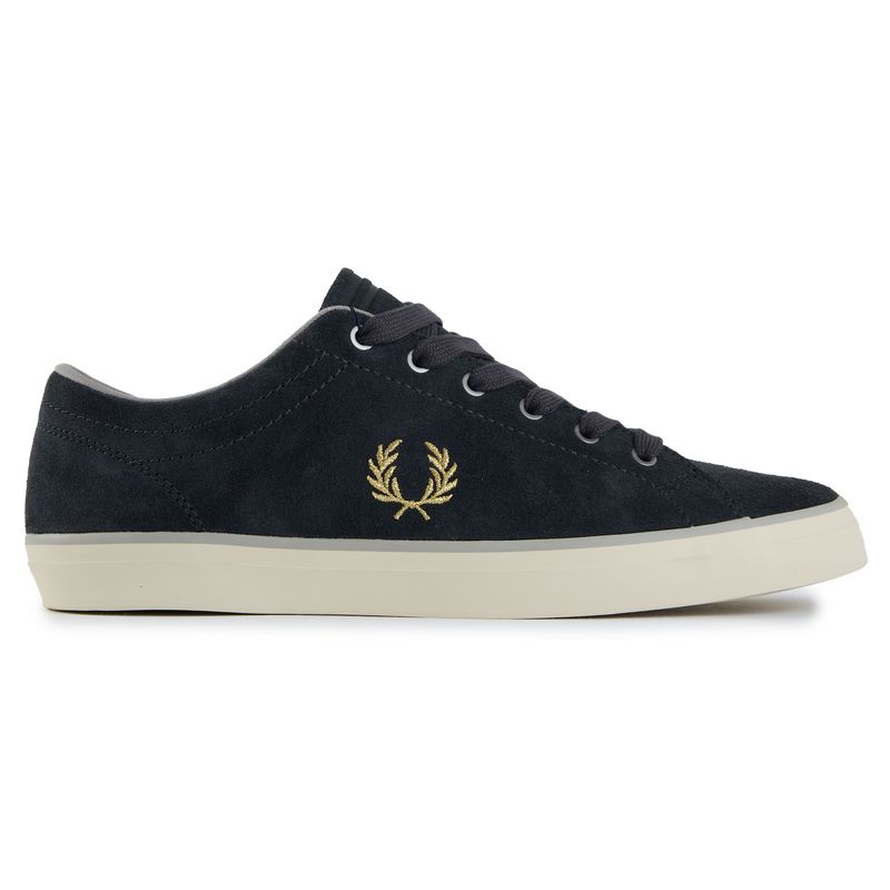 Fred Perry Men's   Grey B2330 Trainers in Size 9, BrandAlley