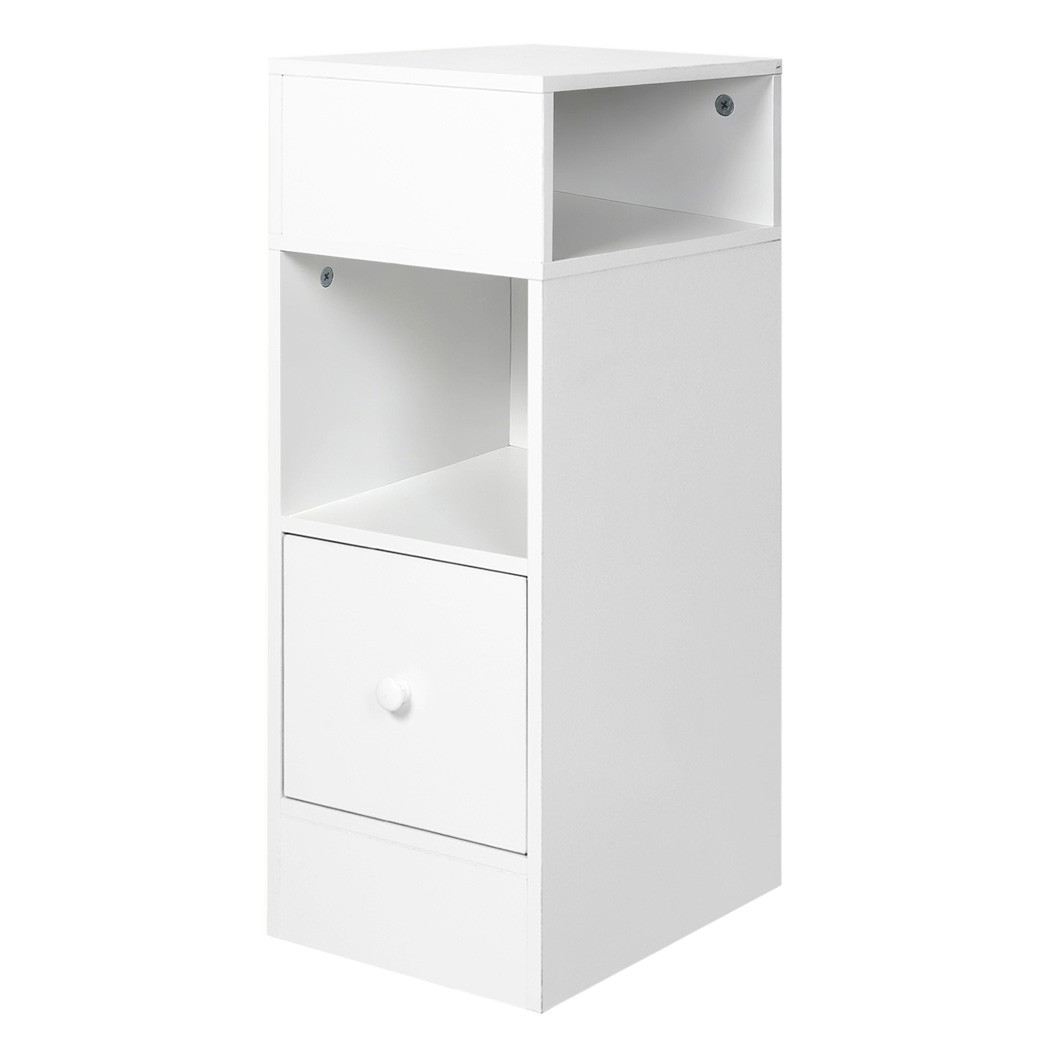 Levede    Bedside Tables Modern Nightstand White Storage Drawer Shelf for Bedroom , BrandAlley