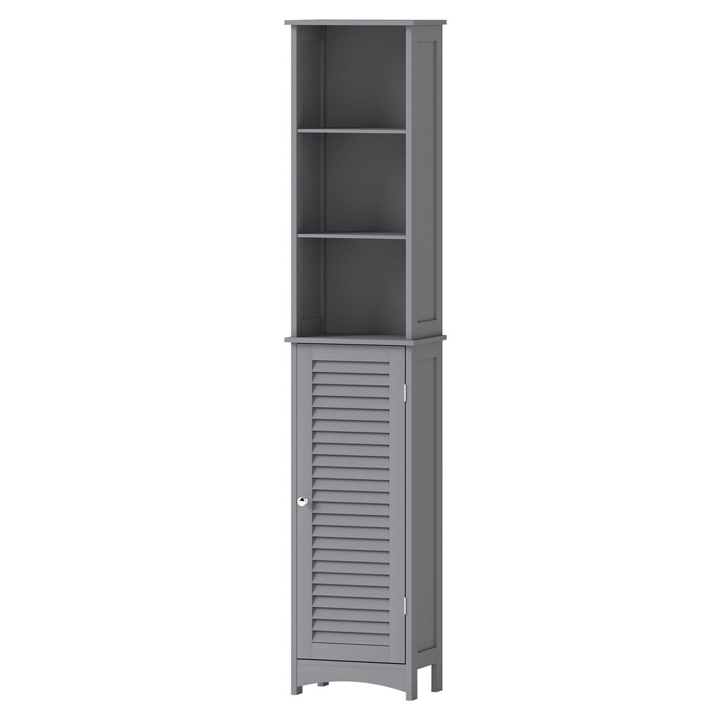 Levede   Tall Bathroom Cabinet Slim Freestanding Bathroom Storage Cupboard Unit , BrandAlley