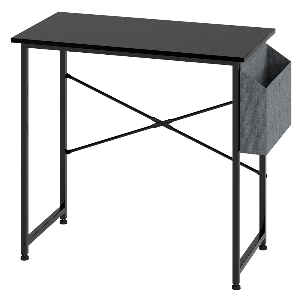 Levede    Black Office Computer Gaming Desk Steel Frame For Sturdy Pc Laptop Storage Bag , BrandAlley