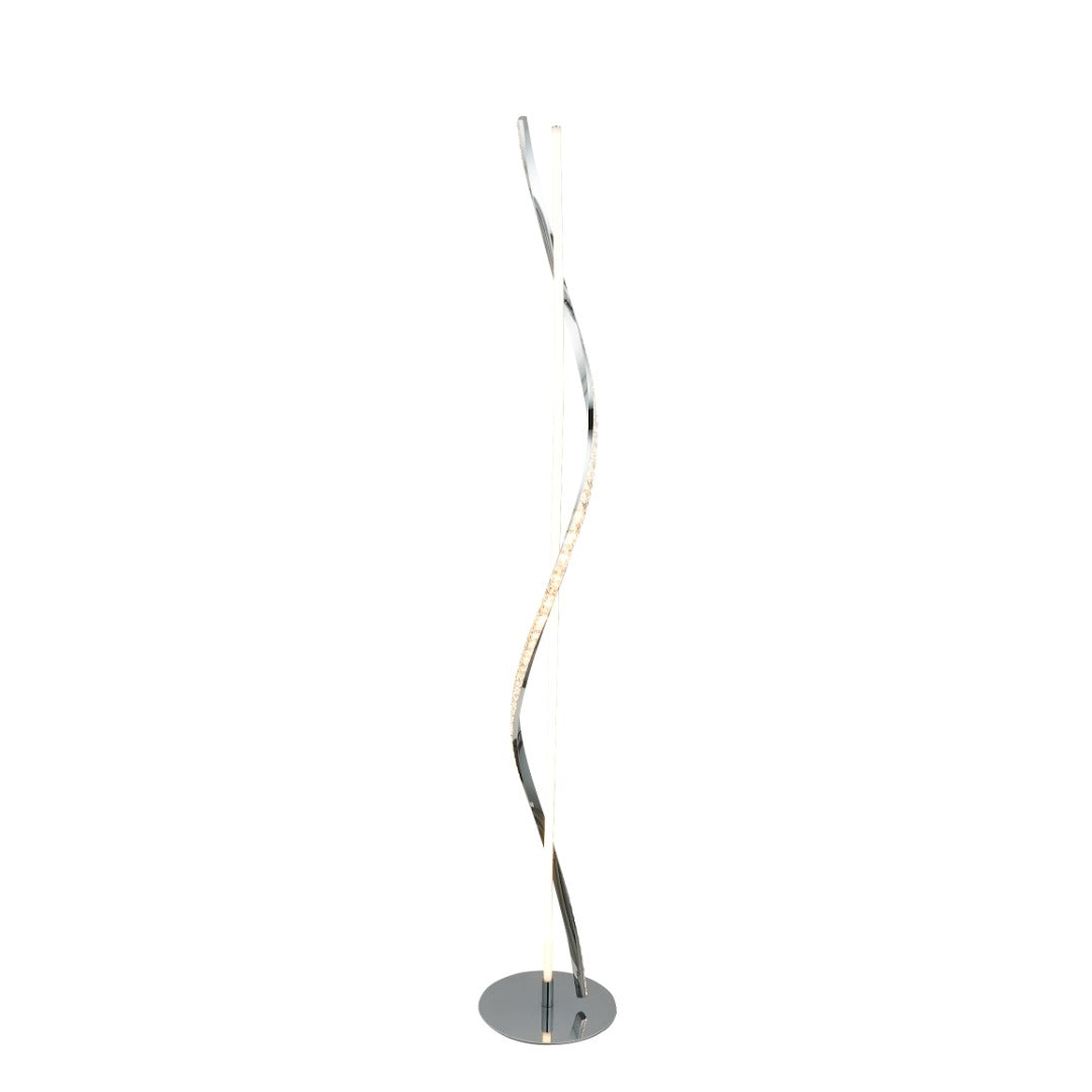 Pagazzi Lighting   Hyde Chrome And Crystal LED Floor Lamp , BrandAlley
