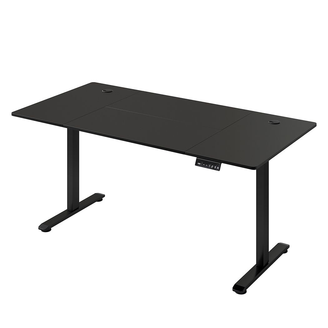 Levede    Black Electric Standing Desk Adjustable Height Workstation Metal Frame , BrandAlley