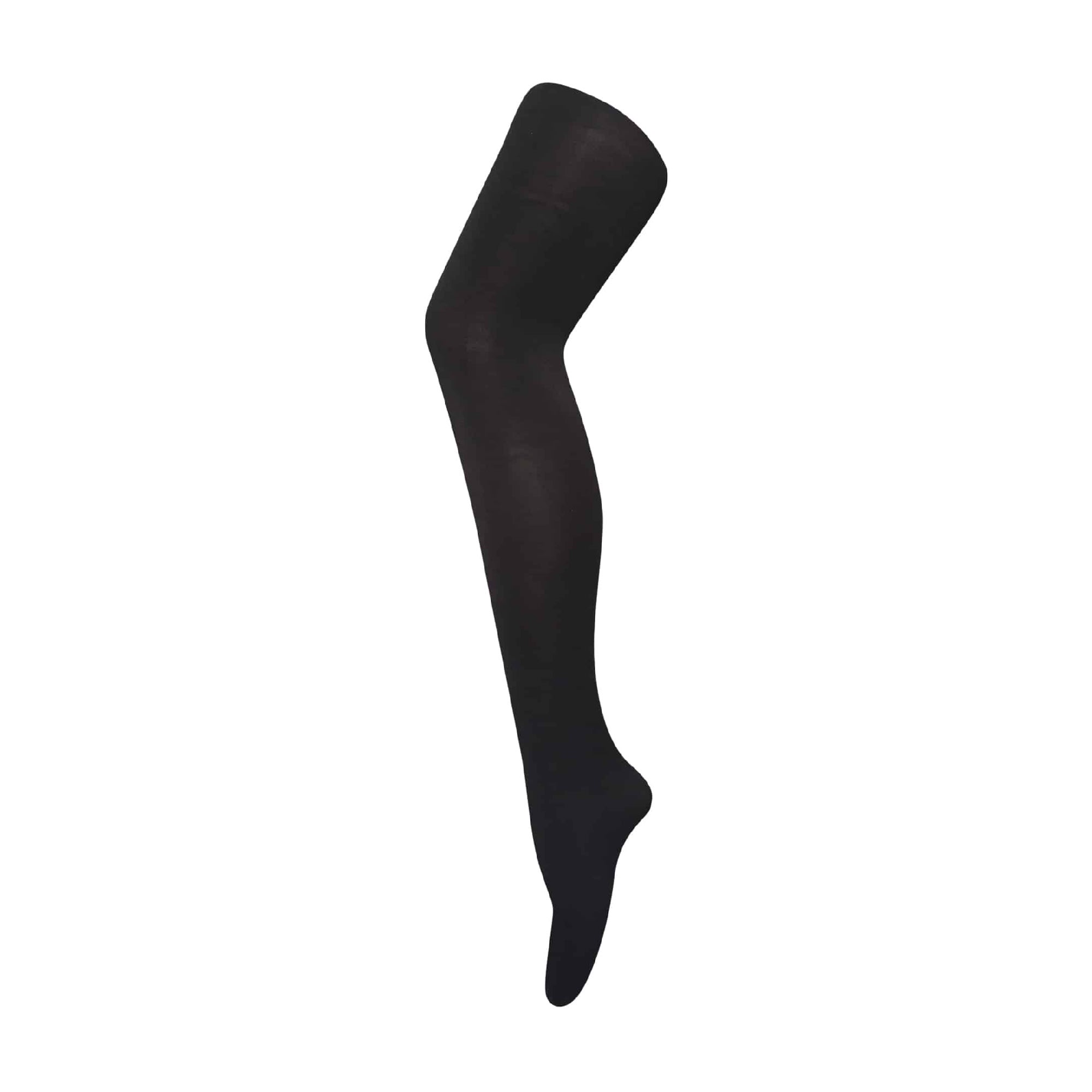 Sock Snob Women's  Black 1 Pack Ladies 80 Den Opaque Coloured Soft Winter Fashion Tights in Size L, BrandAlley