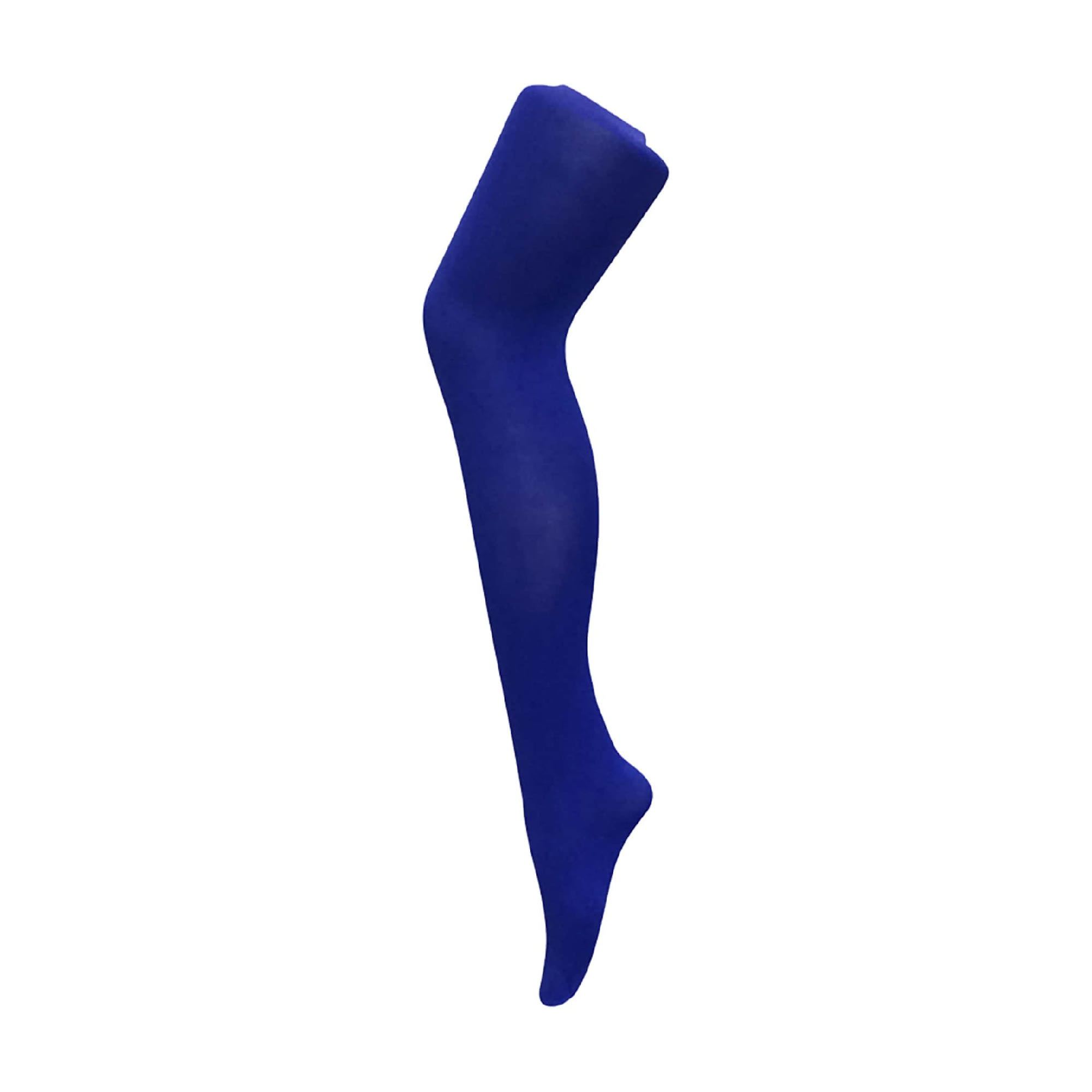 Sock Snob Women's  Cobalt Blue 1 Pack Ladies 80 Den Opaque Coloured Soft Winter Fashion Tights in Size XL, BrandAlley