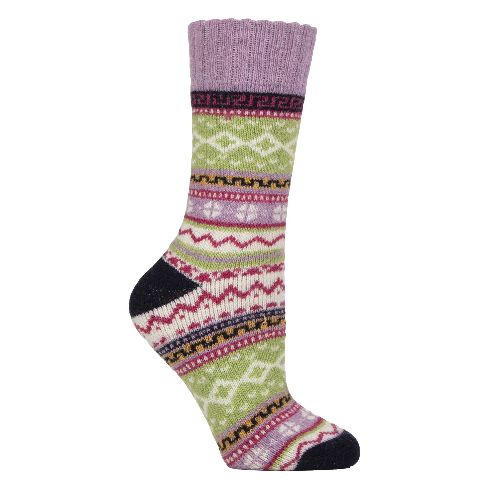 Country Pursuit Women's  Lilac Ladies Wool Blend Hiking Socks Cushioned Walking Boot Socks in Size 4/8, BrandAlley