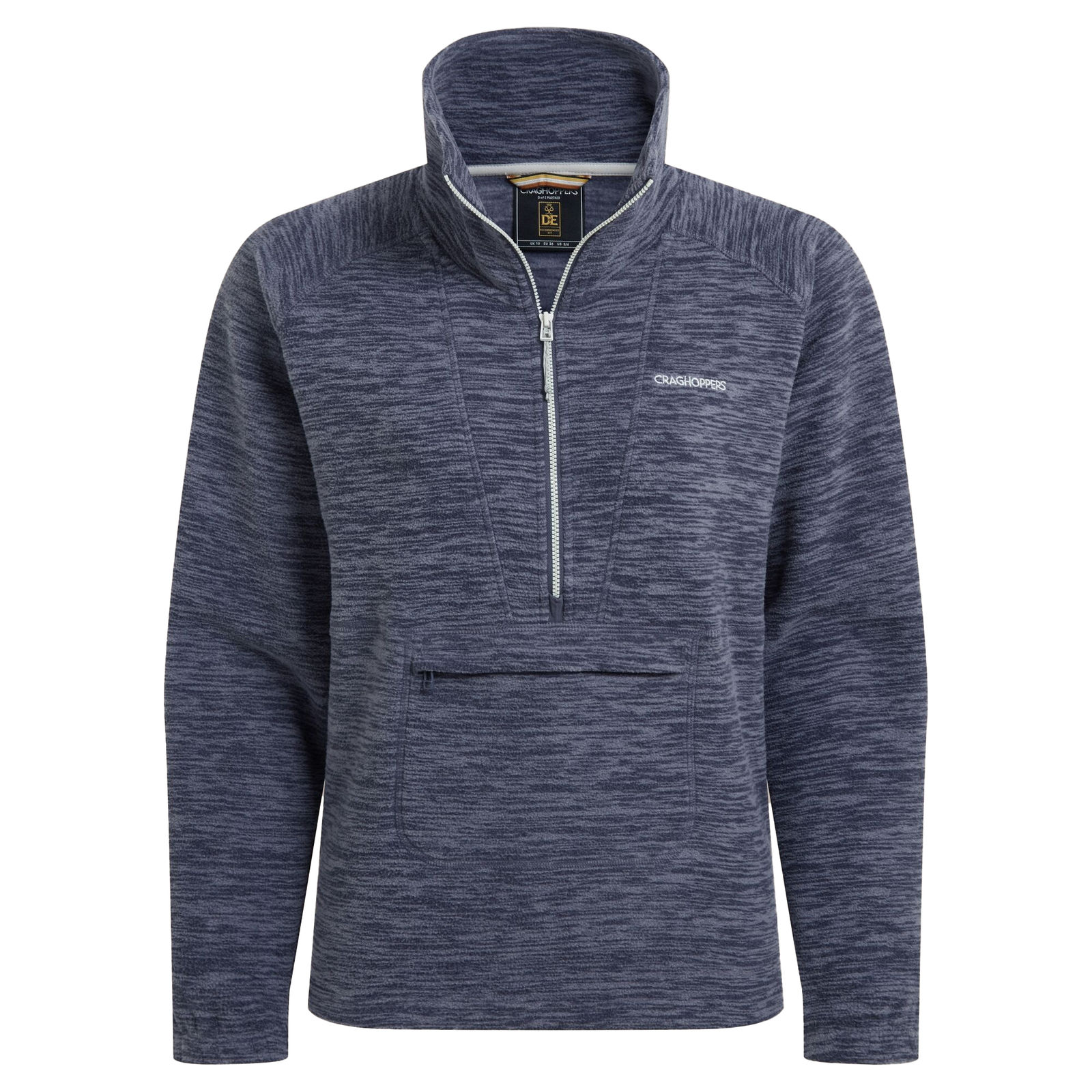 Craghoppers Women's  Fleece Top Esk II Recycled Polyester Anthracite in Size 16, BrandAlley
