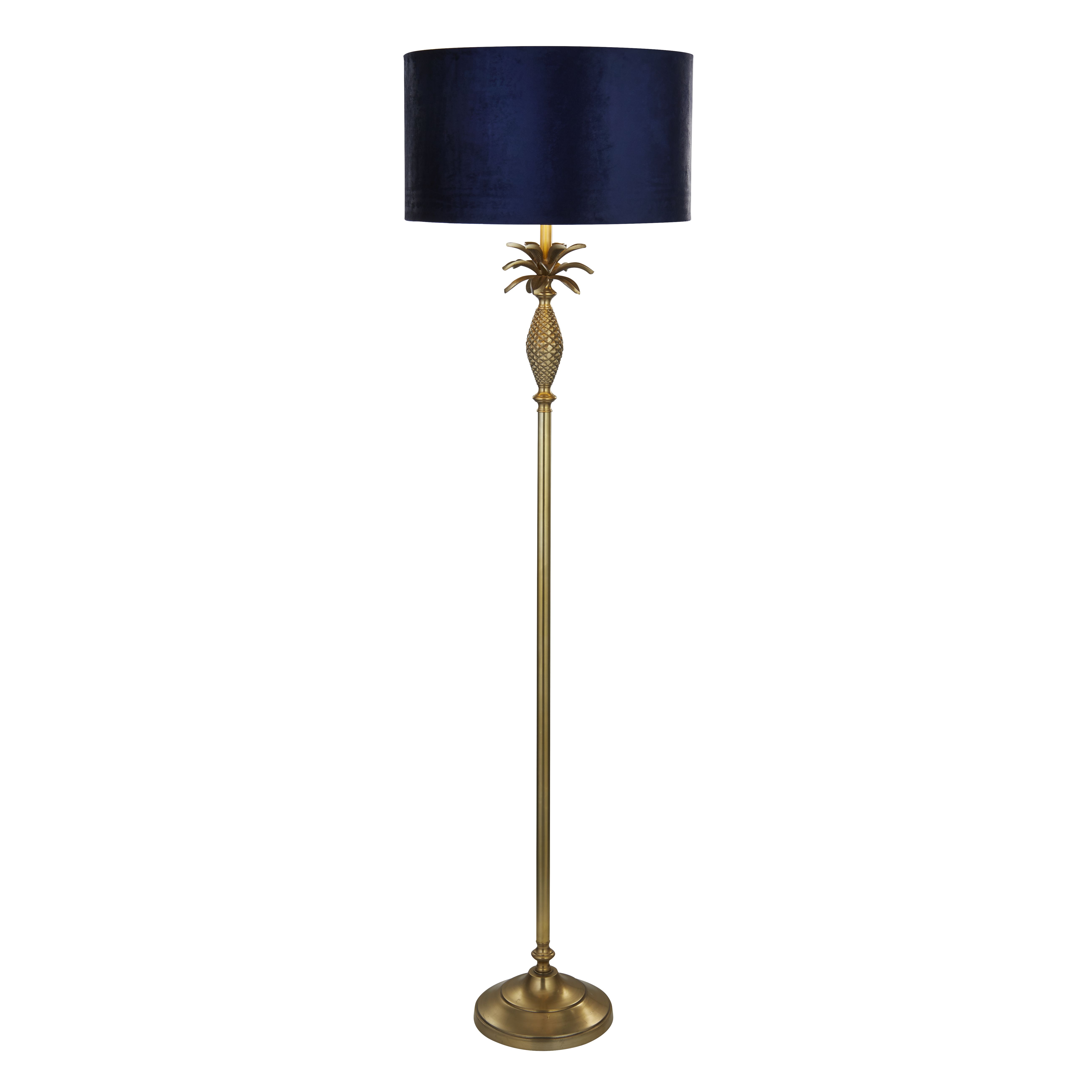 Searchlight   Pineapple Floor Lamp Base - Antique Brass Metal , BrandAlley