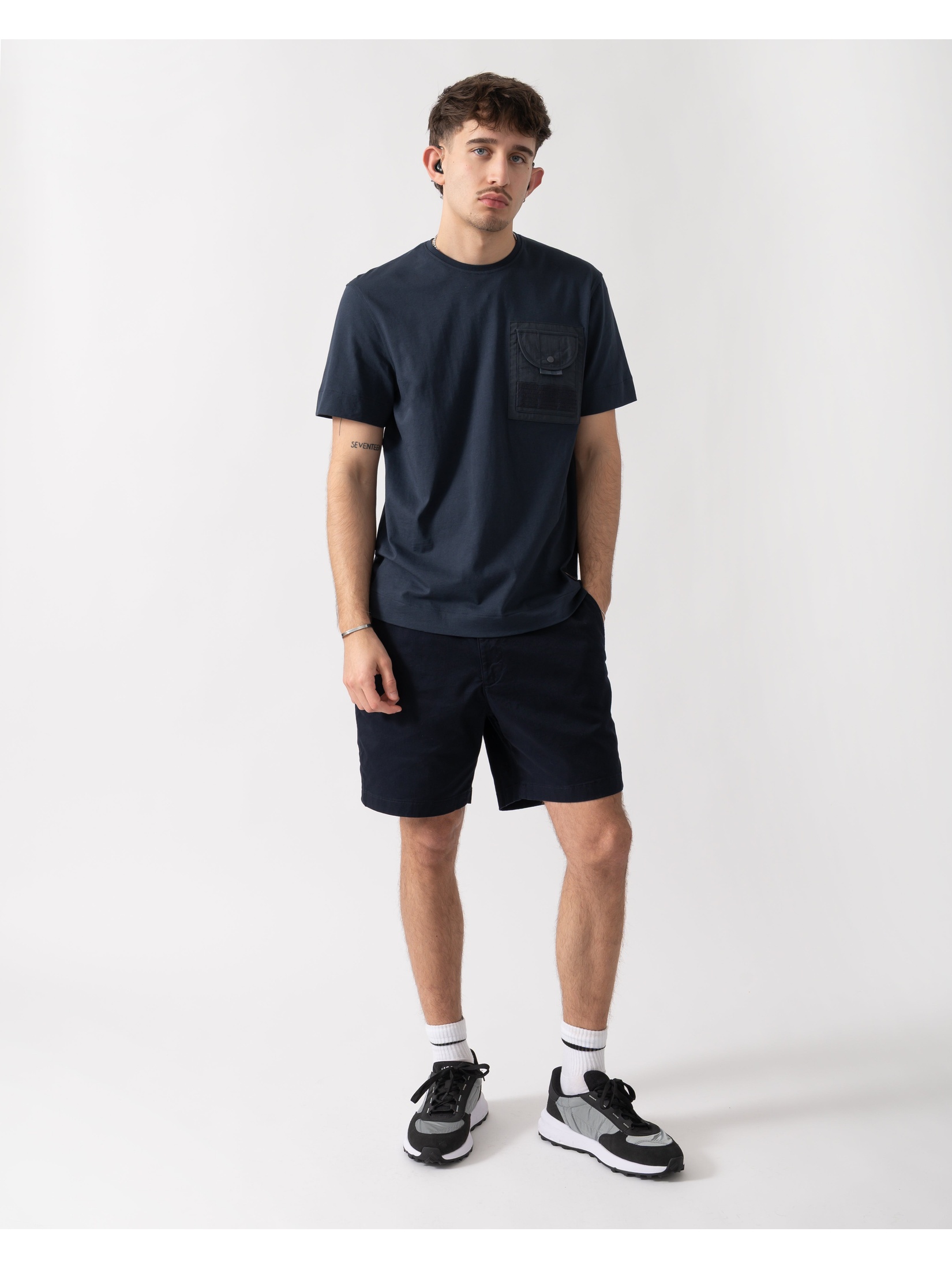 Parajumpers Men's   Midnight Dark Blue T-Shirt in Size XL, BrandAlley
