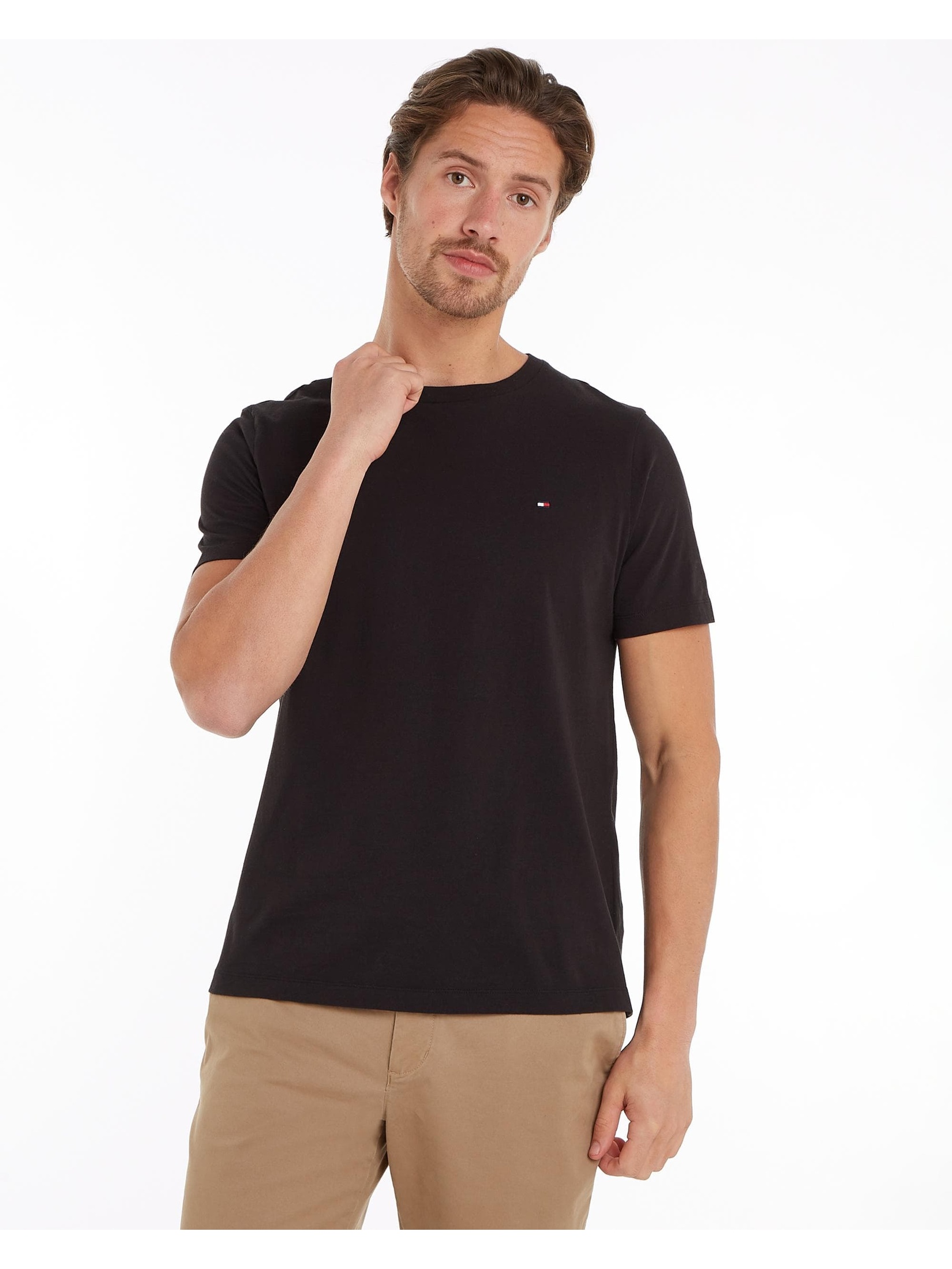 Tommy Hilfiger Men's   Black T-Shirt in Size M, BrandAlley