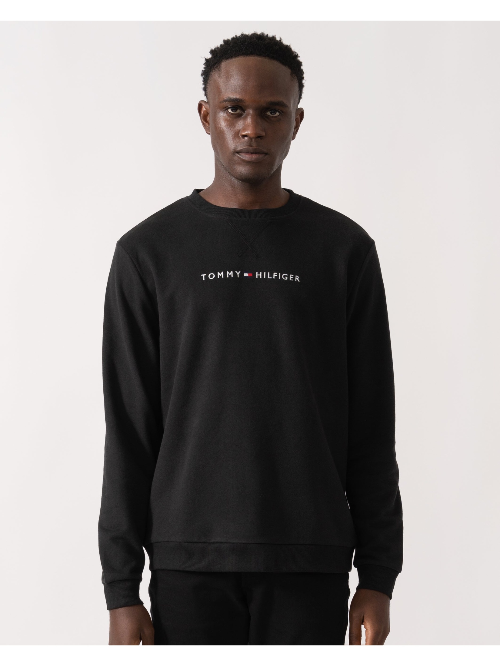 Tommy Hilfiger Men's  Black Long Sleeve T-Shirt in Size XL, BrandAlley