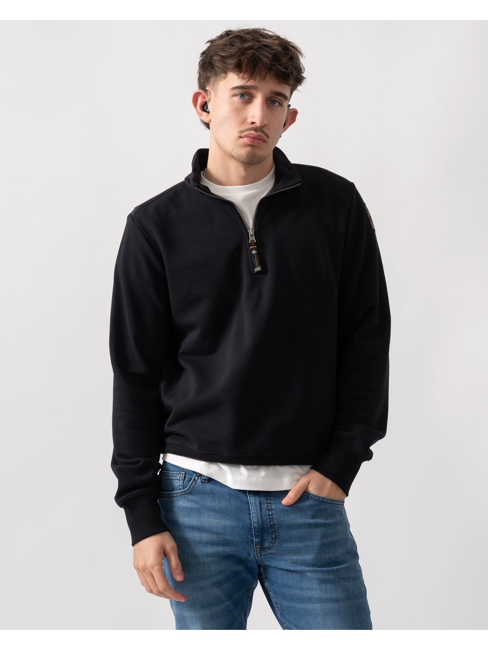 Parajumpers Men's  Black Sweatshirt in Size XL, BrandAlley